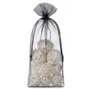 Bolsas de organza 16 x 37 cm - negro Bolsas medianas 16x37 cm