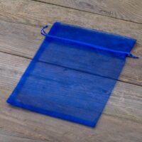 Bolsas de organza 18 x 24 cm - azul Ropa y ropa interior