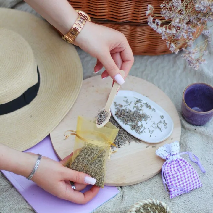 Bolsas de organza 18 x 24 cm - dorado San Valentín