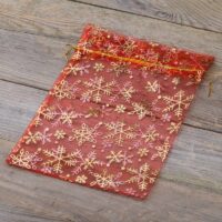 Bolsas de organza 18 x 24 cm - Navidad Productos cosméticos