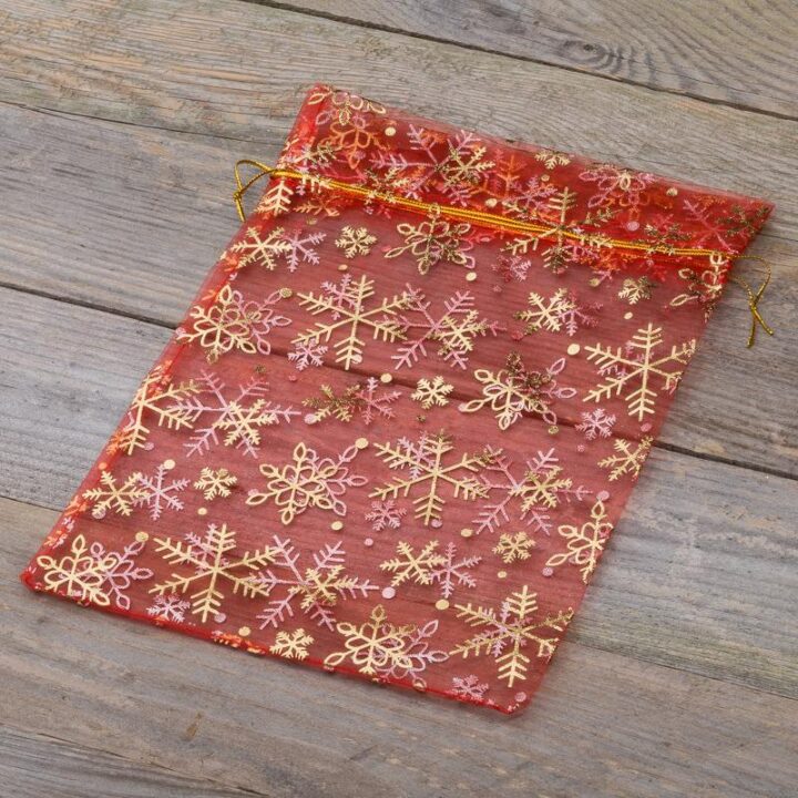 Bolsas de organza 18 x 24 cm - Navidad Productos cosméticos