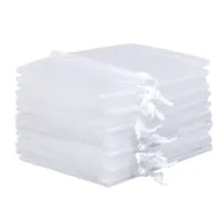 Bolsas de organza 20 x 27 cm - blanco Bolsas medianas