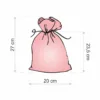 Bolsas de organza 20 x 27 cm - blanco Ropa y ropa interior