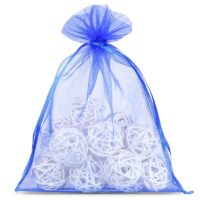 Bolsas de organza 22 x 30 cm - azul Bolsas azules