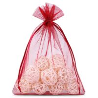 Bolsas de organza 22 x 30 cm - granate Bolsas granate