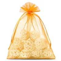 Bolsas de organza 22 x 30 cm - naranja Bolsas naranjas