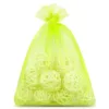 Bolsas de organza 22 x 30 cm - verde claro Protección de uva