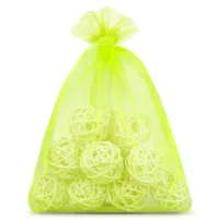 Bolsas de organza 22 x 30 cm - verde claro Protección de uva