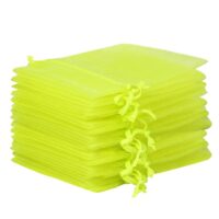 Bolsas de organza 22 x 30 cm - verde claro Bolsas para frutas