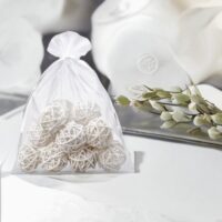 Bolsas de organza 26 x 35 cm - blanco Bolsas para frutas