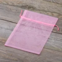 Bolsas de organza 26 x 35 cm - rosa Bolsas de organza