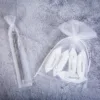 Bolsas de organza 3,5 x 19 cm - blanco Compras y almacenamiento cocina