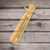 Bolsas de organza 3,5 x 19 cm - dorado Bolsas de oro