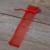 Bolsas de organza 3,5 x 19 cm - rojo San valentín