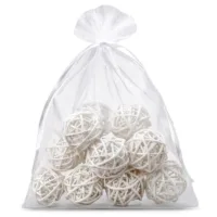 Bolsas de organza 30 x 40 cm - blanco Protección de uva