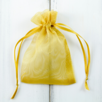 Bolsas de organza 30 x 40 cm - dorado Bolsas de organza