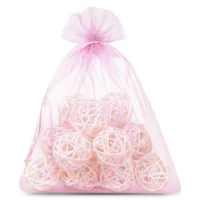Bolsas de organza 30 x 40 cm - rosa claro Protección de uva