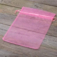 Bolsas de organza 30 x 40 cm - rosa Bolsas para frutas