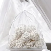 Bolsas de organza 40 x 55 cm - blanco Bolsas grandes 40x55 cm