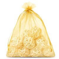 Bolsas de organza 40 x 55 cm - dorado Bolsas grandes 40x55 cm