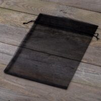 Bolsas de organza 40 x 55 cm - negro Bolsas negras