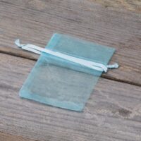 Bolsas de organza 5 x 7 cm - azul claro Semana Santa