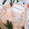 Bolsas de organza 5 x 7 cm - blanco San valentín