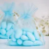 Bolsas de organza 6 x 8 cm - azul claro Para niños