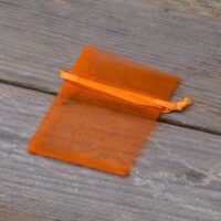 Bolsas de organza 6 x 8 cm - naranja Lavanda y productos secos perfumados