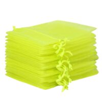 Bolsas de organza 6 x 8 cm - verde claro Lavanda y productos secos perfumados