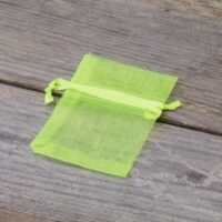 Bolsas de organza 6 x 8 cm - verde claro Semana Santa