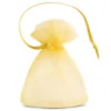 Bolsas de organza 7 x 9 cm (SDB) - dorado Bolsas de oro