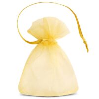 Bolsas de organza 7 x 9 cm (SDB) - dorado Bolsas de oro