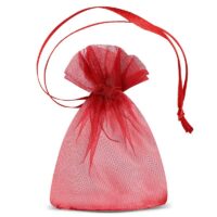 Bolsas de organza 7 x 9 cm (SDB) - granate Bolsas granate