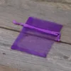Bolsas de organza 7 x 9 cm - violeta oscuro Lavanda y productos secos perfumados