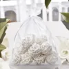 Bolsa de organza 75 x 100 cm - blanco Bolsas para frutas
