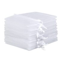 Bolsa de organza 75 x 100 cm - blanco Bolsas de organza