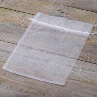 Bolsa de organza 75 x 100 cm - blanco Bolsas blancas