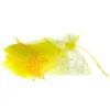 Bolsas de organza 8 x 10 cm - amarillo Semana Santa
