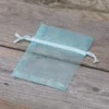 Bolsas de organza 8 x 10 cm - azul claro Lavanda y productos secos perfumados