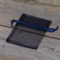 Bolsas de organza 8 x 10 cm - azul oscuro Bolsas de organza