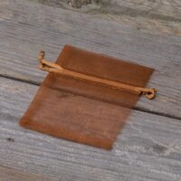 Bolsas de organza 8 x 10 cm - marrón Lavanda y productos secos perfumados