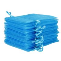 Bolsas de organza 8 x 10 cm - turquesa Bolsas pequeñas 8x10 cm