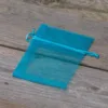 Bolsas de organza 8 x 10 cm - turquesa Para niños