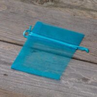 Bolsas de organza 8 x 10 cm - turquesa Para niños