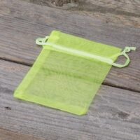 Bolsas de organza 8 x 10 cm - verde claro Lavanda y productos secos perfumados