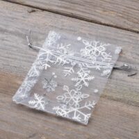 Bolsas de organza 8 x 10 cm - Navidad / 2 Fiestas y ocasiones especiales