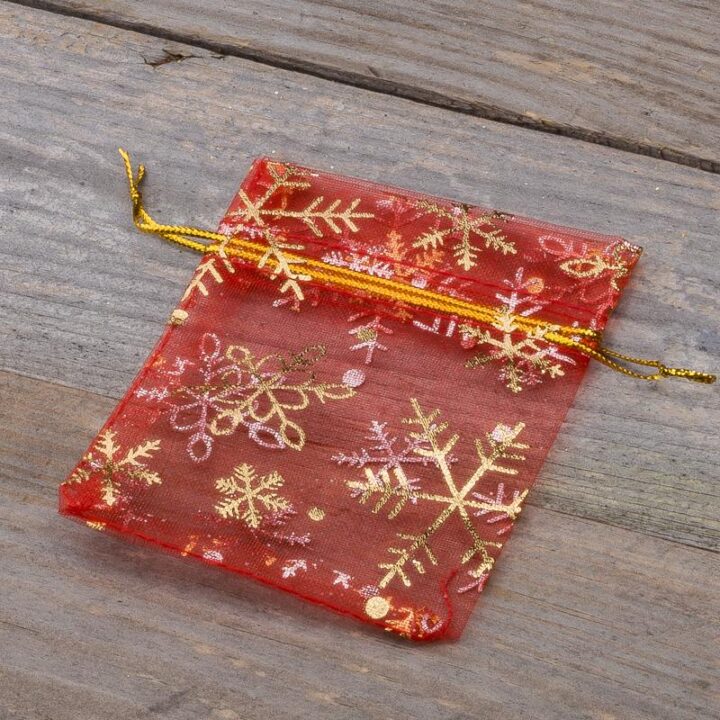 Bolsas de organza 8 x 10 cm - Navidad Uso