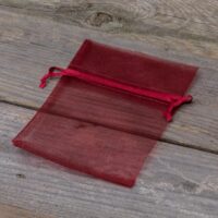 Bolsas de organza 9 x 12 cm - granate Lavanda y productos secos perfumados