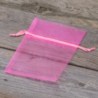 Bolsas de organza 9 x 12 cm - rosas Bolsas ocasionales
